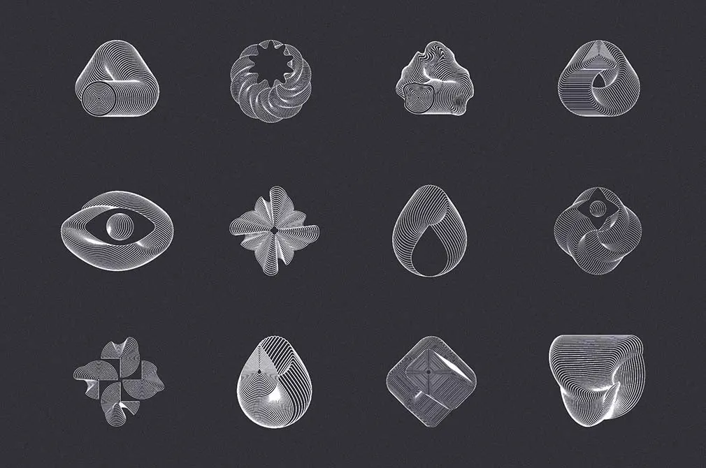 Retro Illusion Shapes