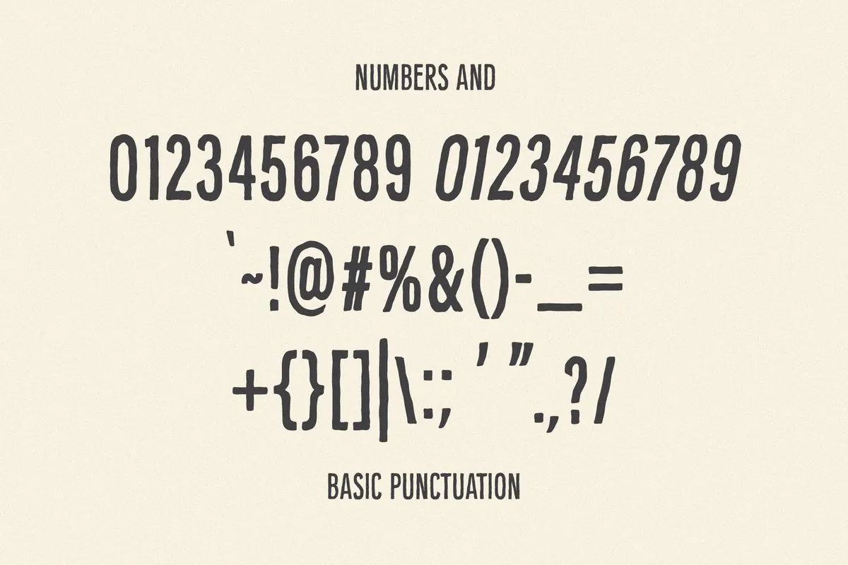 Signsmith - Condensed Vintage Font