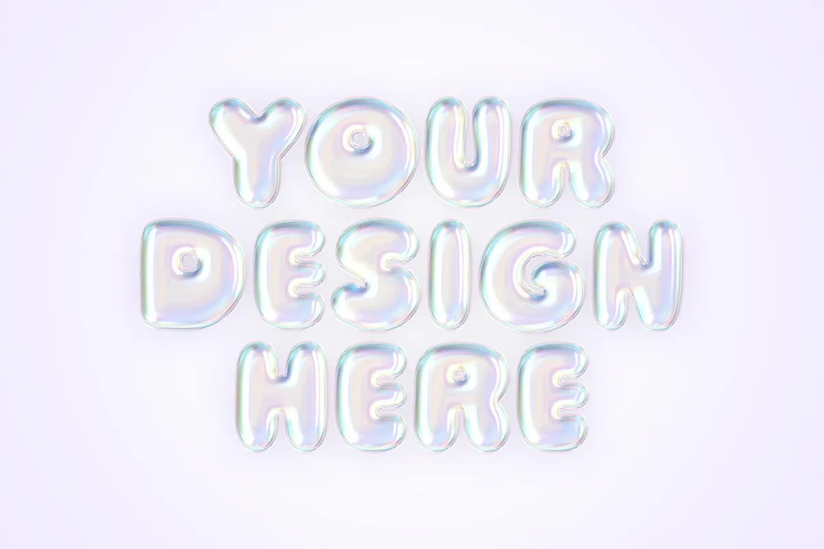 Soap Bubbles Text & Logo Effect
