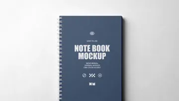 Ring-Bound Notebook Mockup
