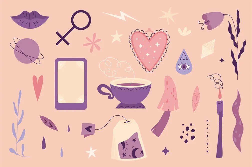 Witchcraft: Clipart & Patterns