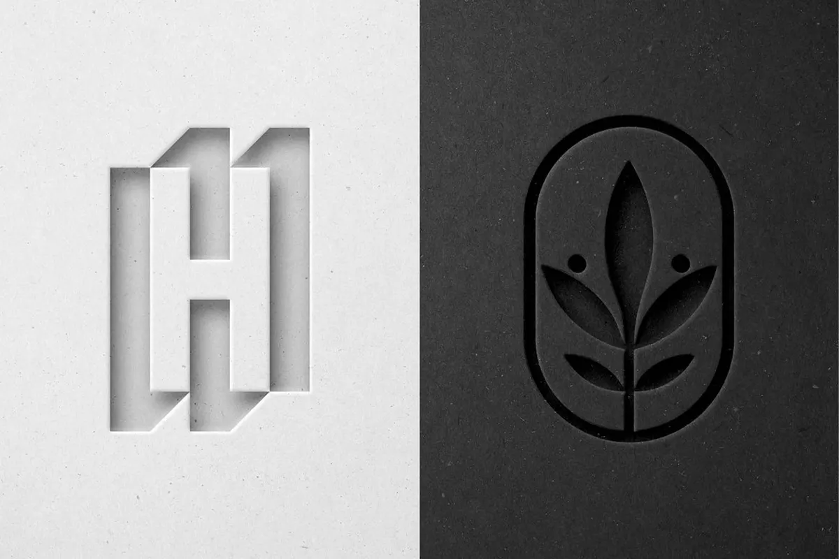 Paper Cut Out Effect For Text & Logo