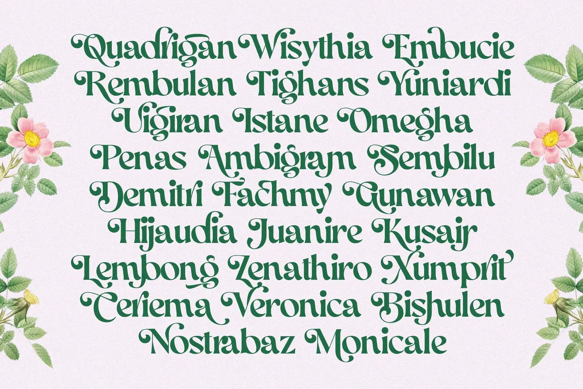 AEKIY KAGON — Elegant Swash Serif Font