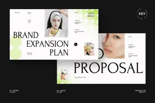 Keynote Aesthetic Brand Proposal Template