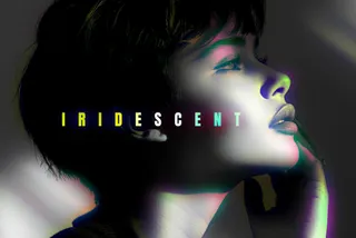 Iridescent Aura Photo Effect