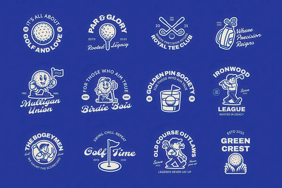 Golf Graphic Vector Collection