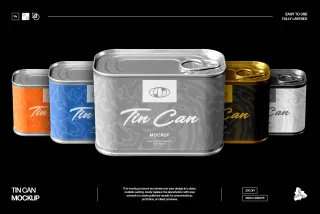 Tin Can Mockup