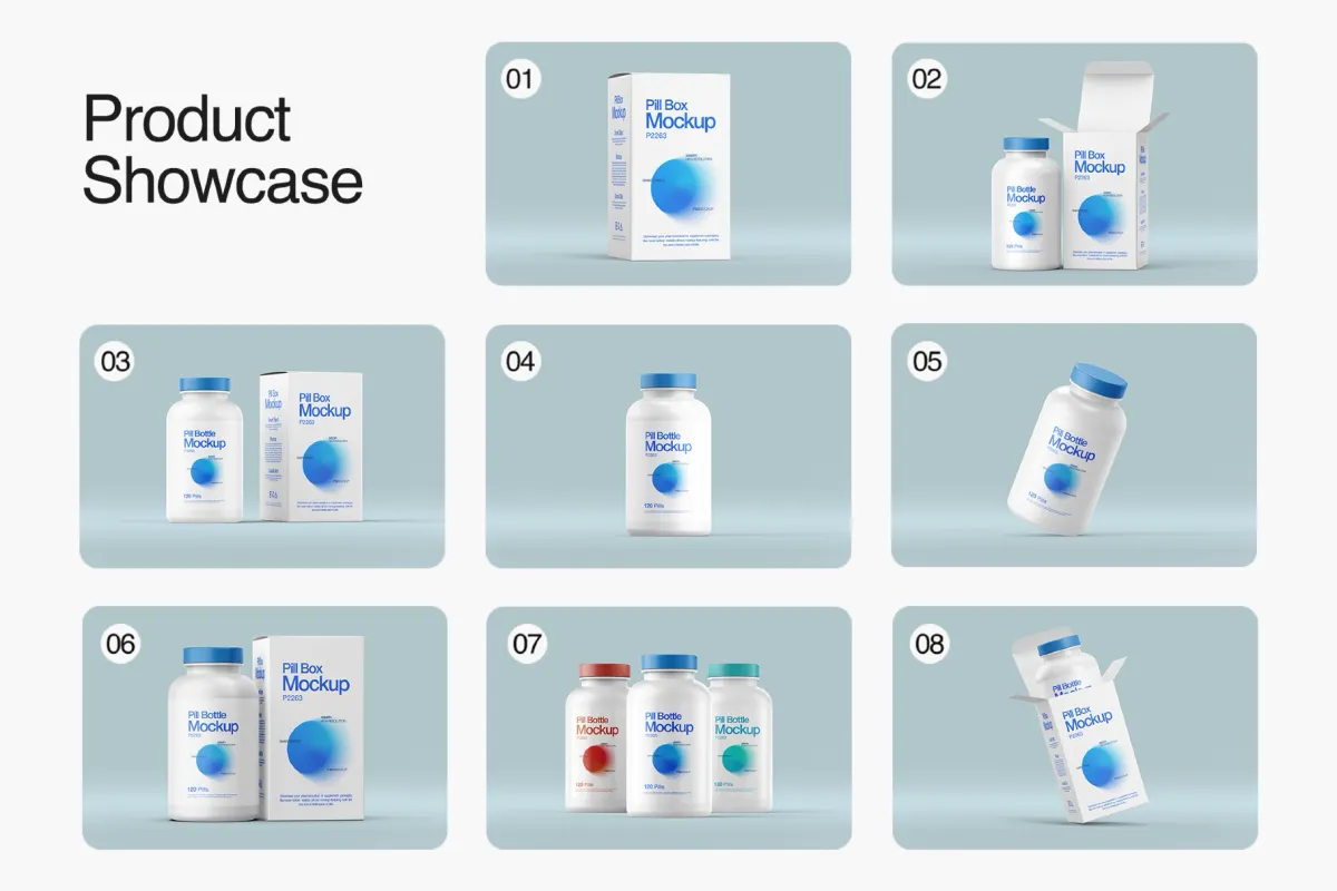 Pharmaceutical Packaging Mockup