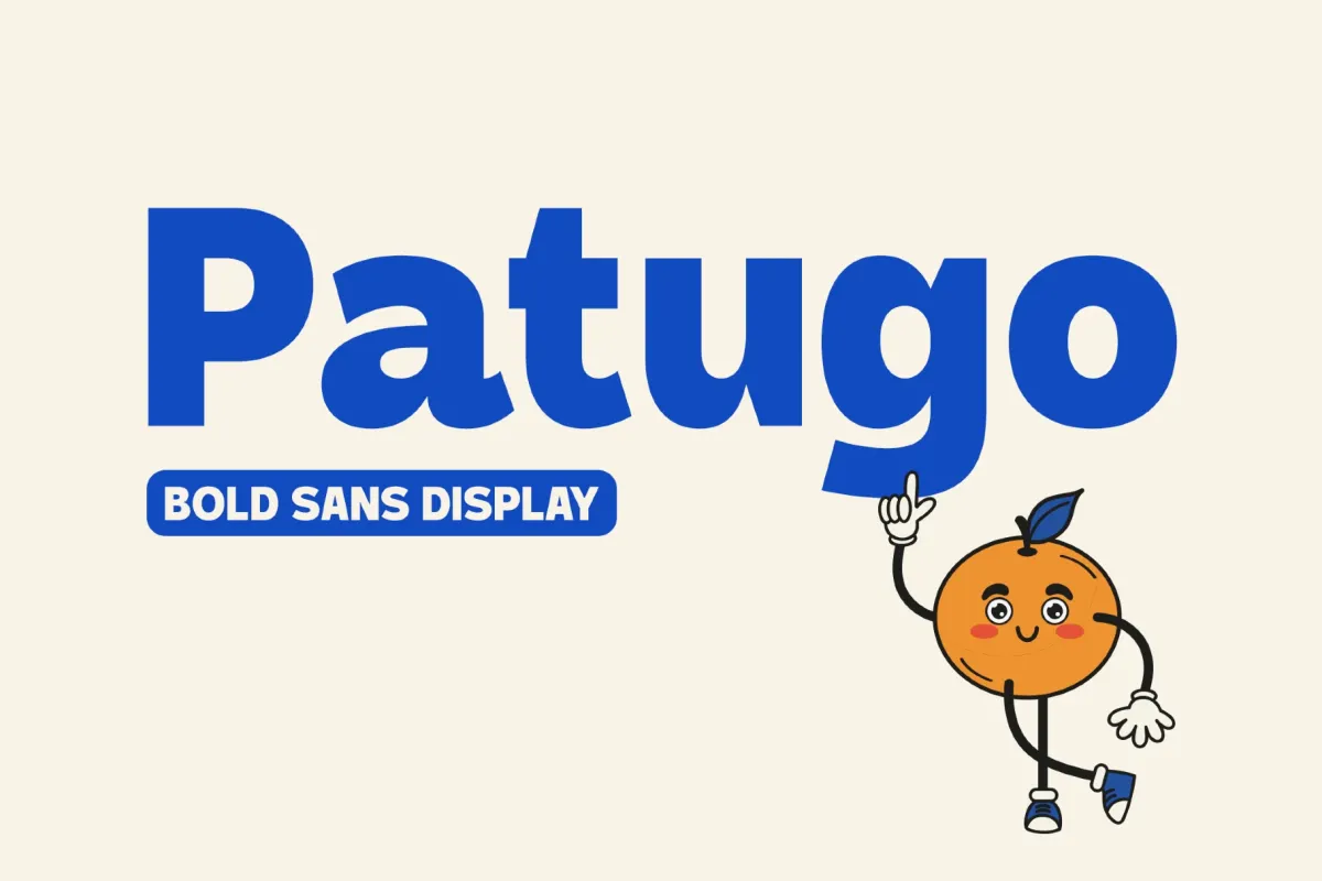 Patugo - Bold Display Sans Font
