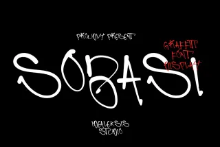 Sobasi - Marker Graffiti Font
