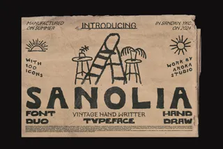 Sanolia Hand-Drawn Typeface