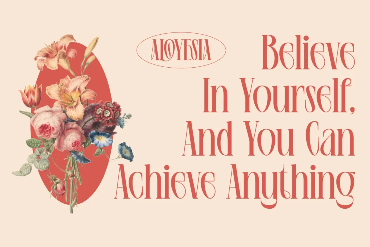 Aloyesia - Romantic Serif Font