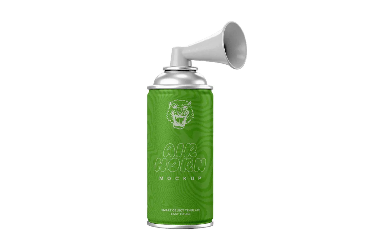 Air Horn Mockup