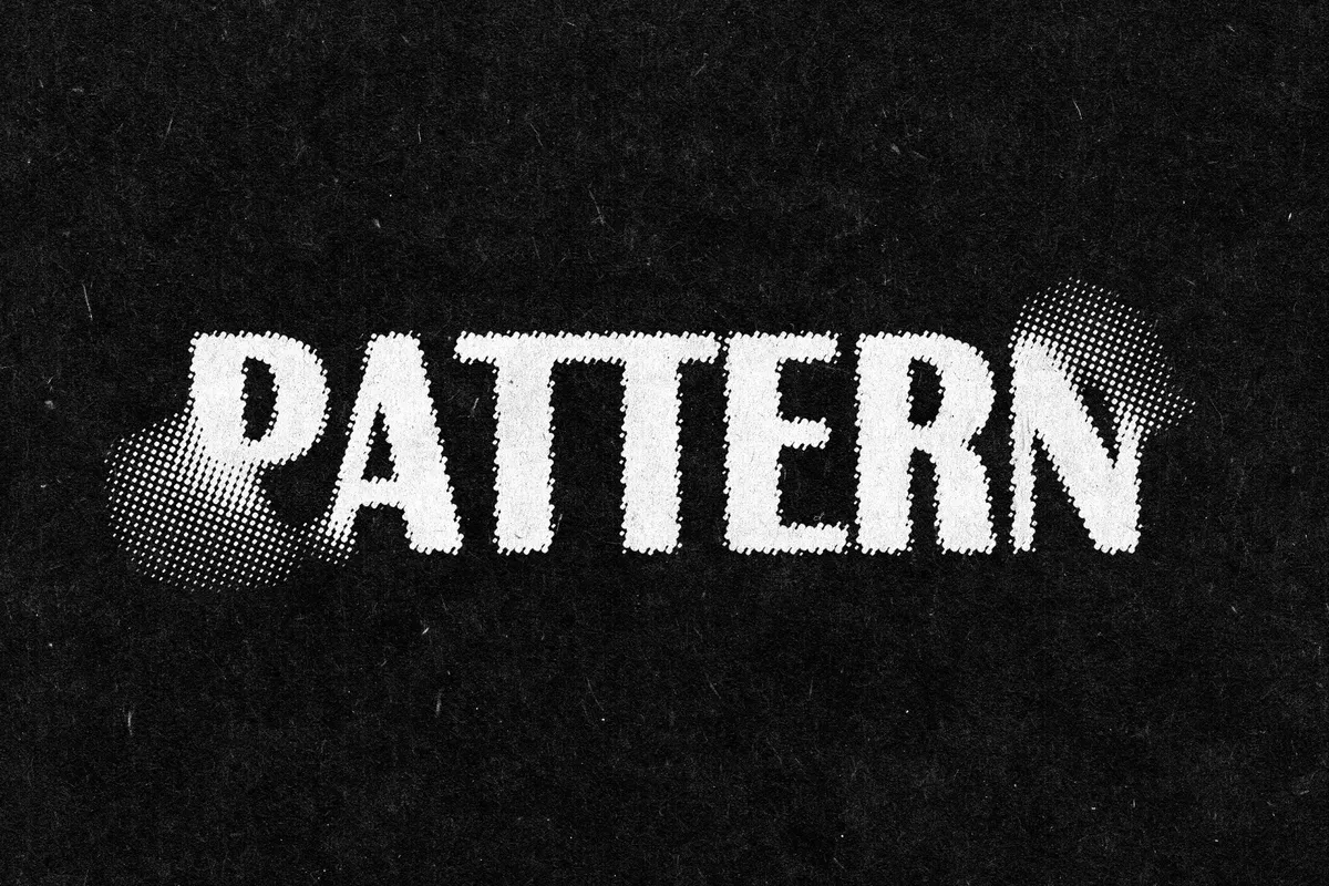 Ribbed Halftone Effect