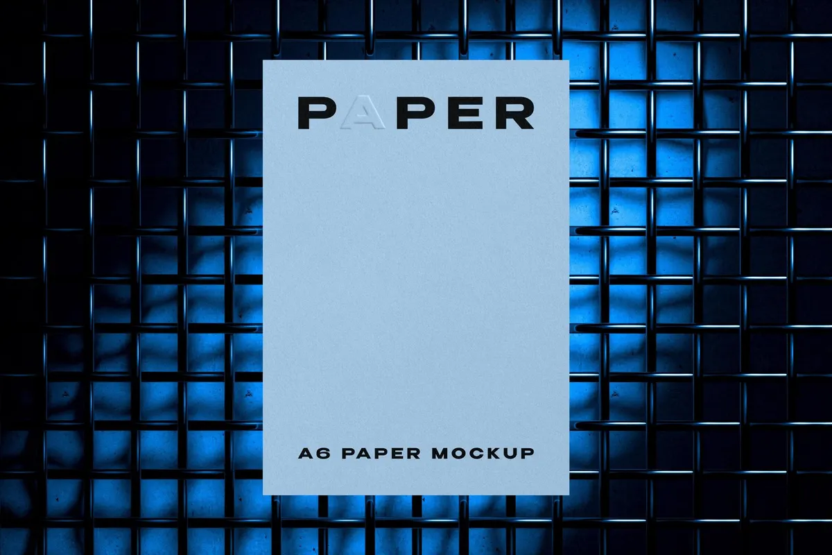 Industrial Paper Card Mockup