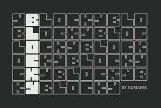 Blocky Font