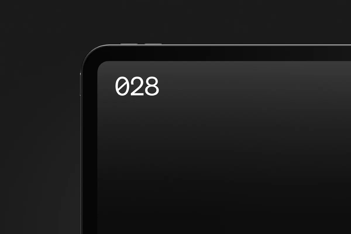 iPad Pro Crop Mockup