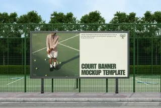 Court Banner Mockup