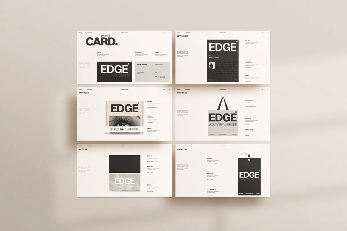 Brand Guidelines Presentation Template