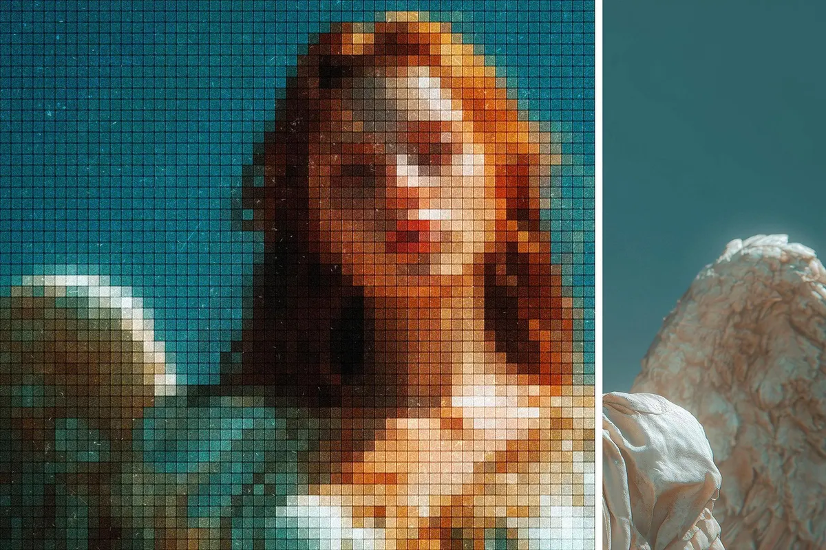 Mosaic Screen Photo Effect