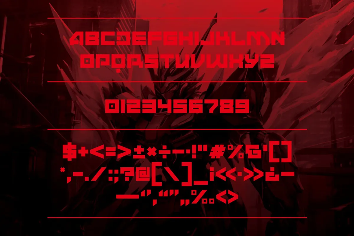 Andmorey - Futuristic Display Font