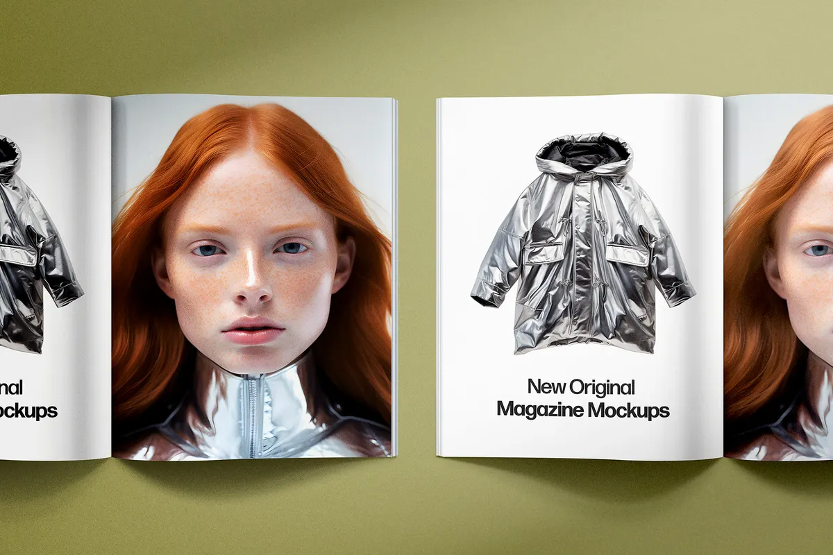US Letter Size Magazine Mockups