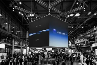 Expo Cube Banner Mockup