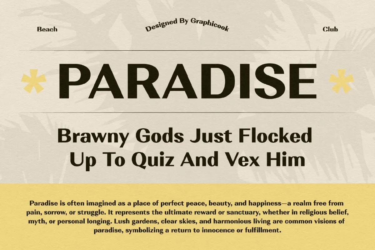 Contbold Font