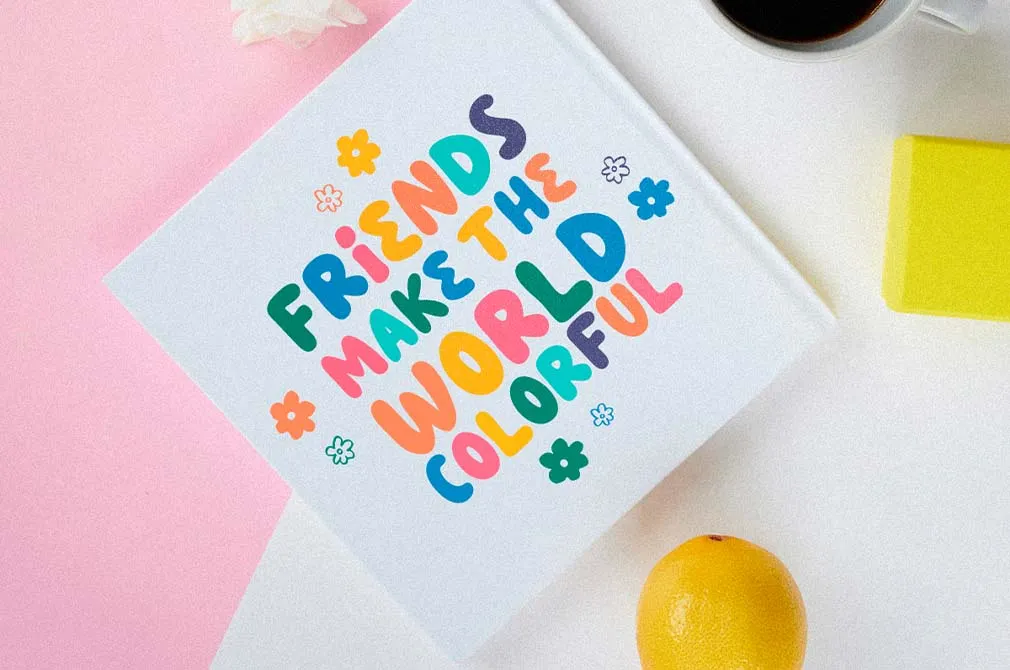 Morning Person — Cute Bold Font