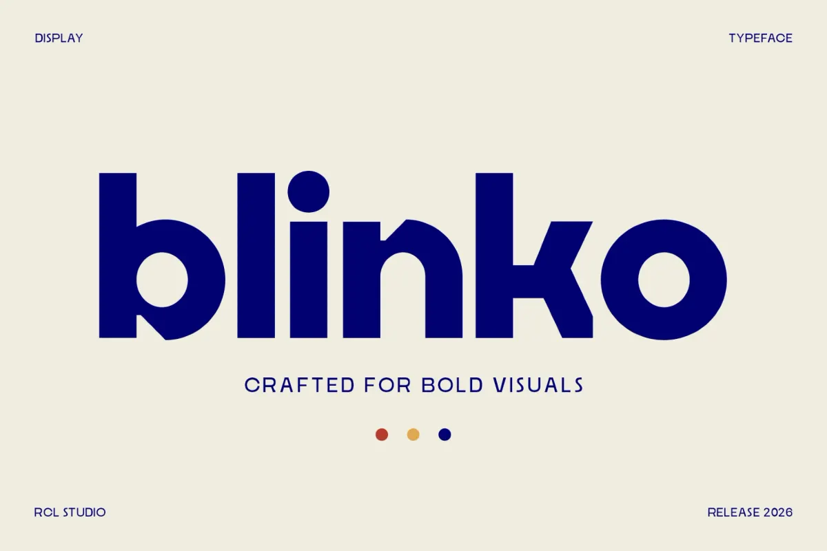 Blinko – Bold Modern Sans Serif Font