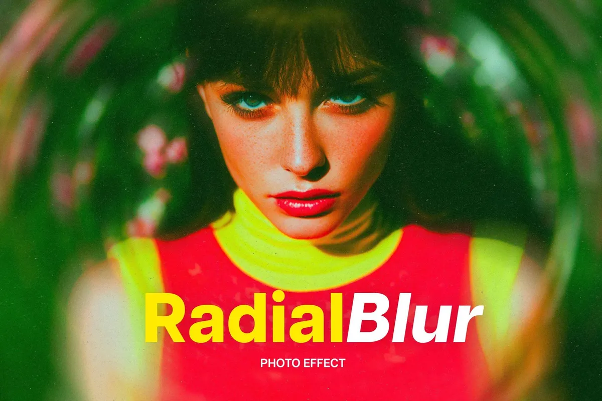 Vibrant Spinning Photo Effect
