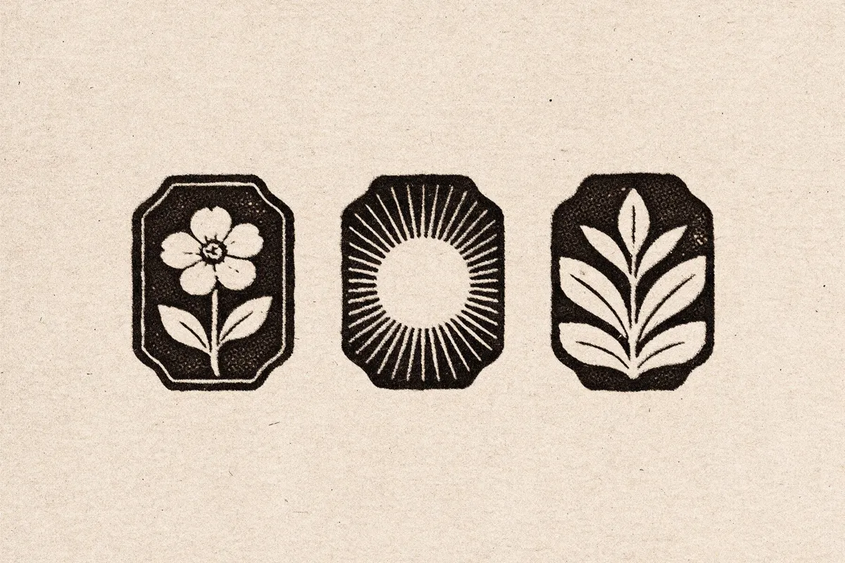 Vintage Stamp Elements
