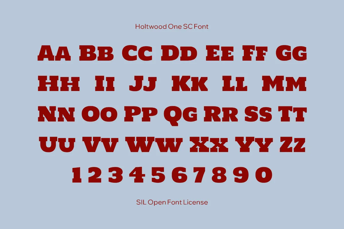 Holtwood One SC Font