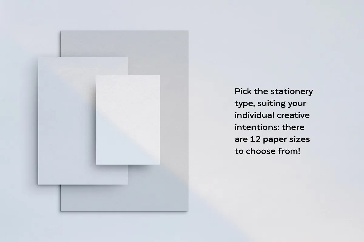 Solus Shadow Stationery Mockups