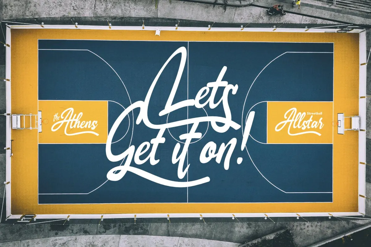 The Athens - Ribbon Font