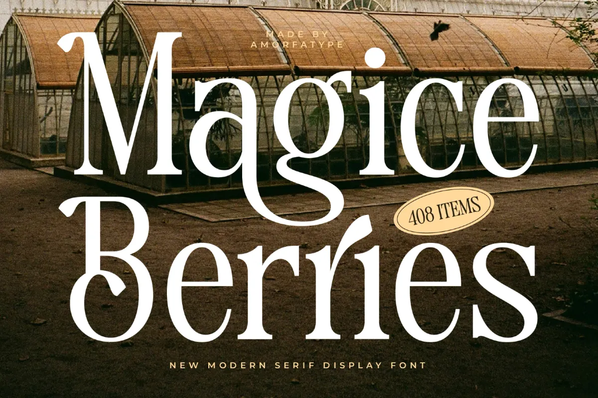 Magice Berries - Elegant Editorial Serif Font