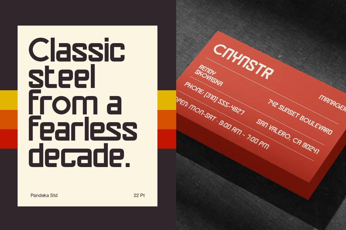 Ogalio - Automotive Retro Display Sans Font