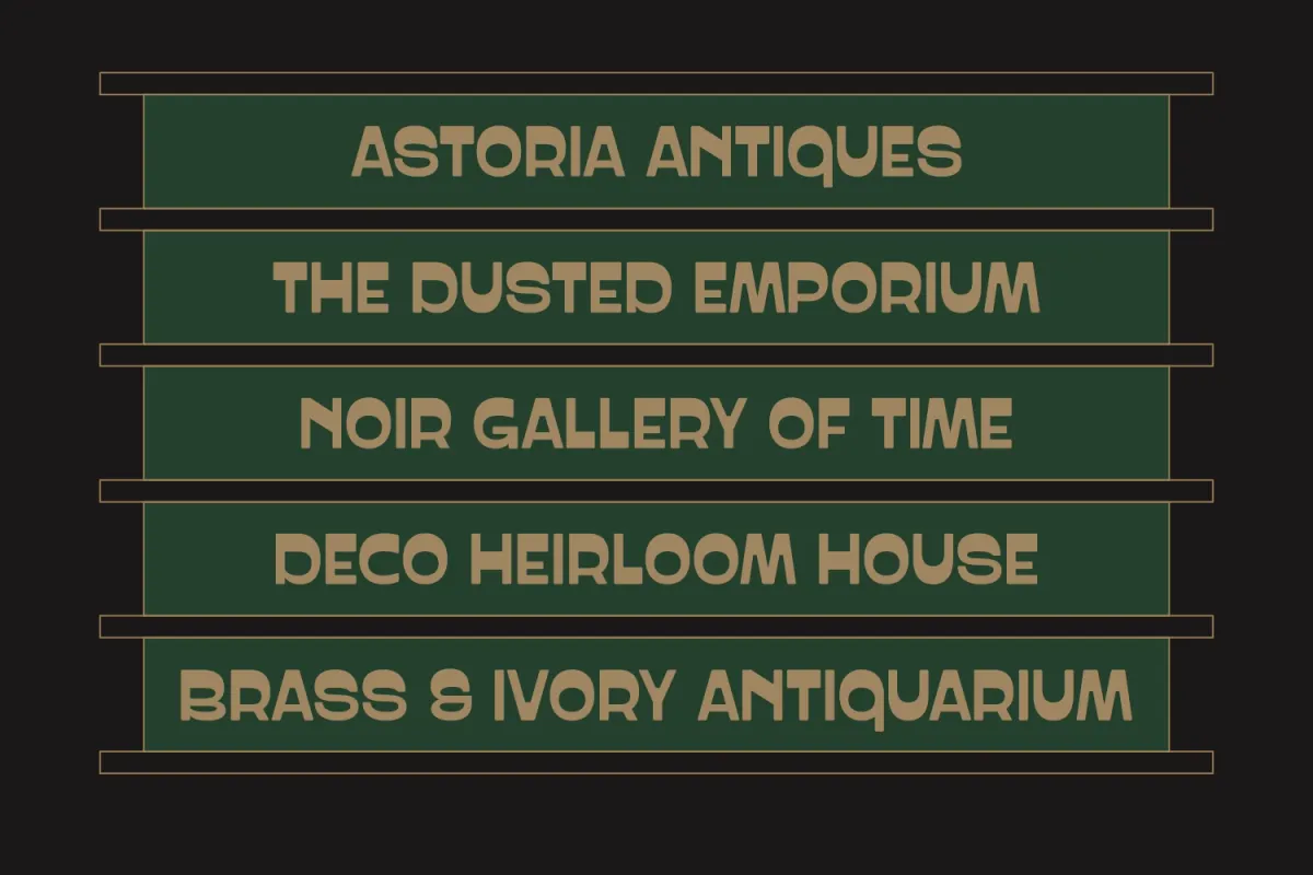 PRAK Trotoer - Vintage Display Font