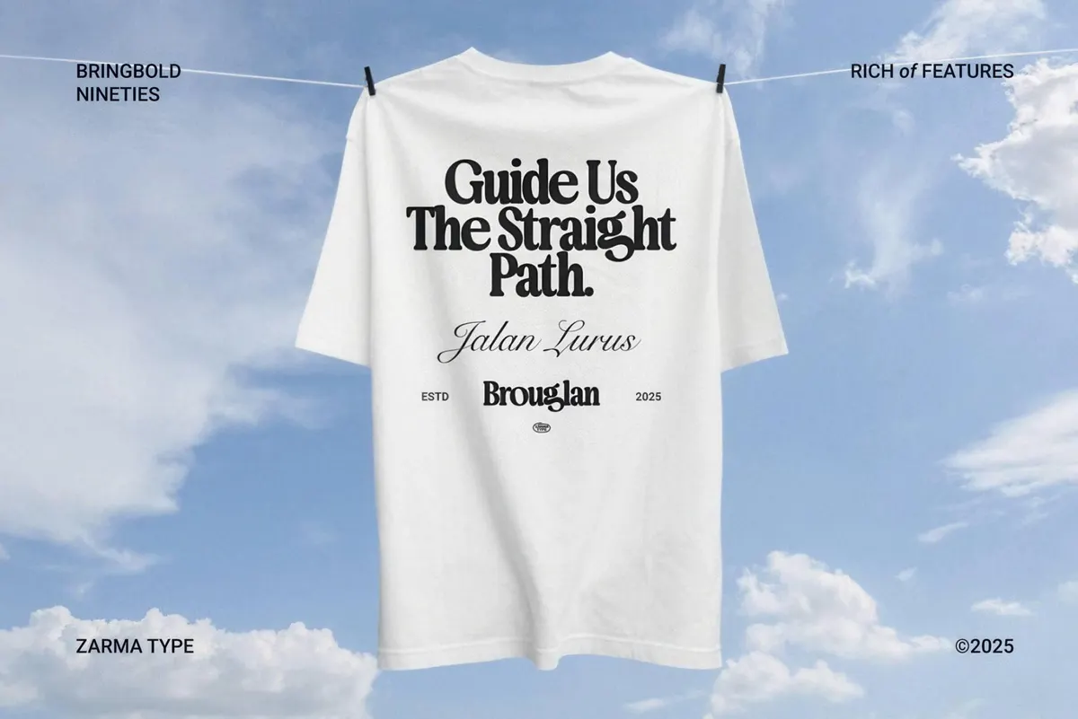 Bringbold Nineties — Serif Font