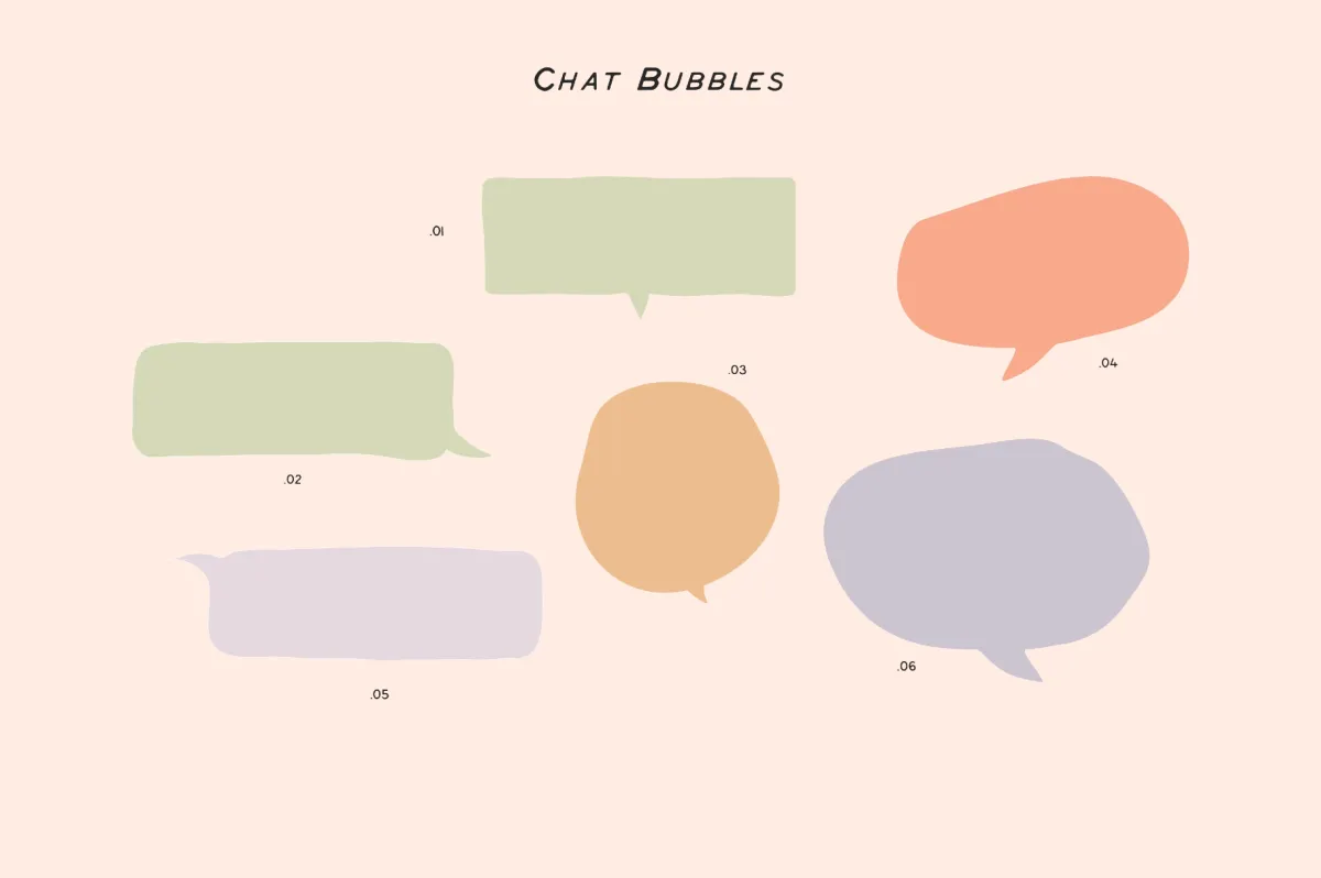 Bubbles, Arrows & Frames