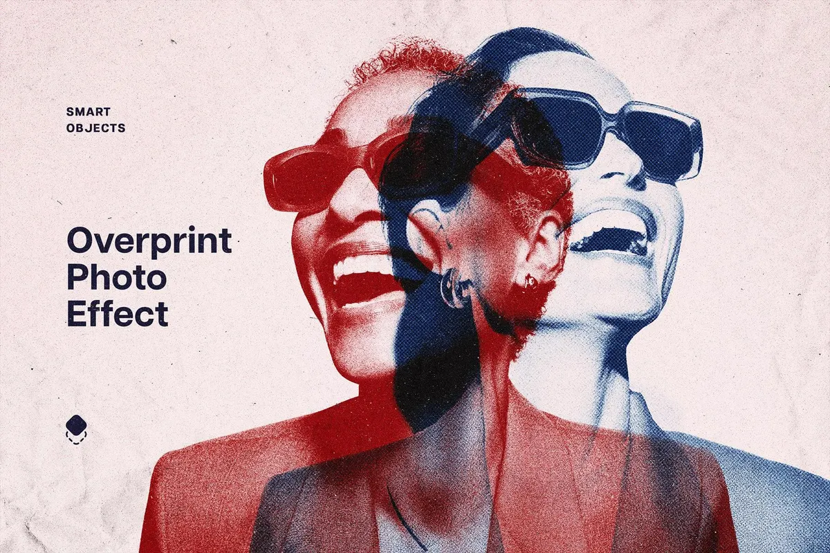 Overprint Photo Effect