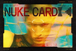 Nuke Film Card Photo Effect
