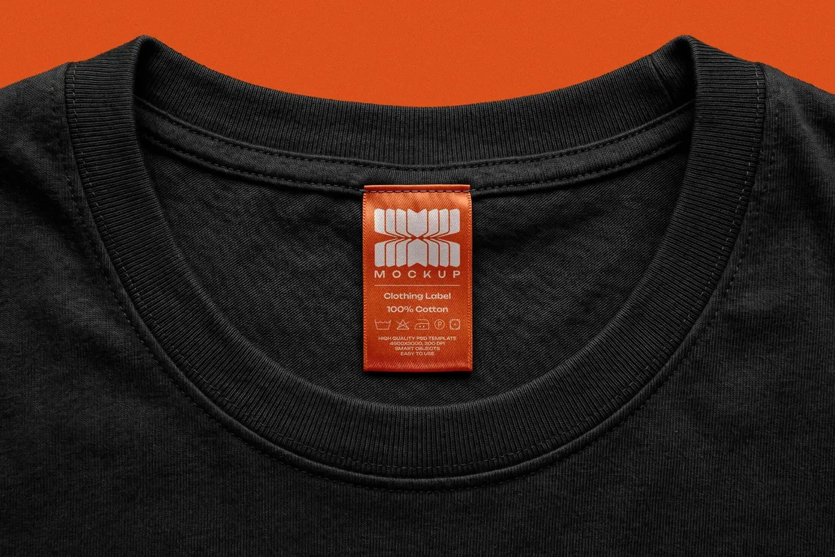 T-Shirt Label Mockup