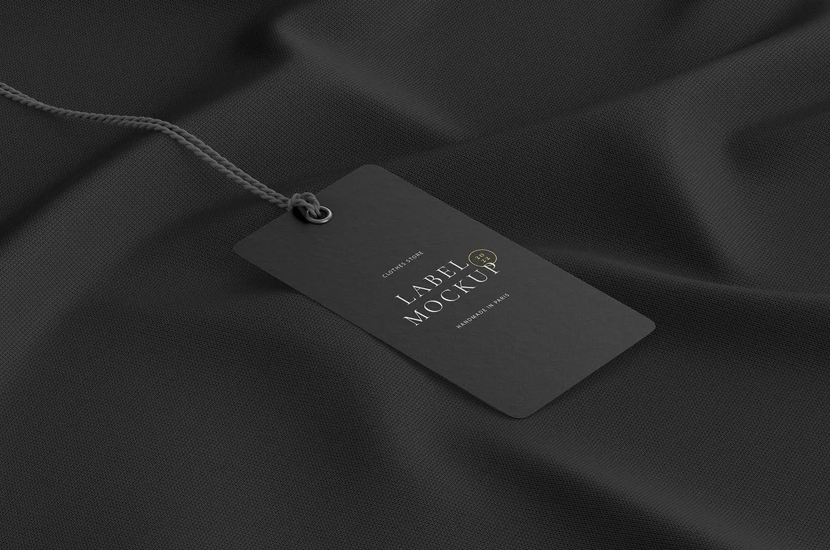 Craft Label Tag Mockup