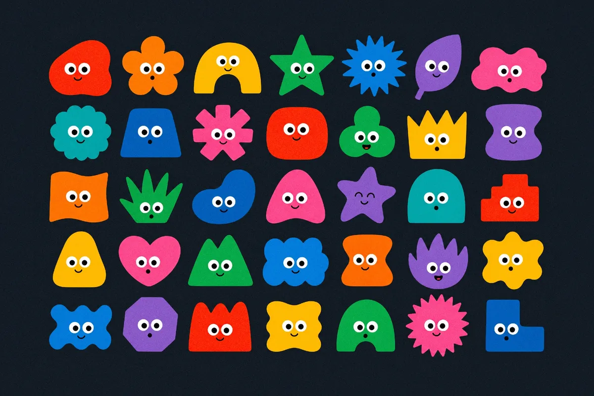 CUTE BLOB: Emotion Vector Shapes