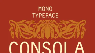 Consola Mono Typeface