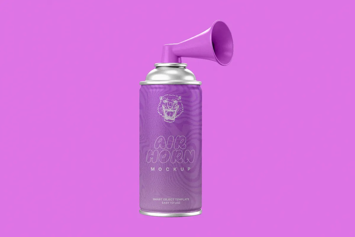 Air Horn Mockup