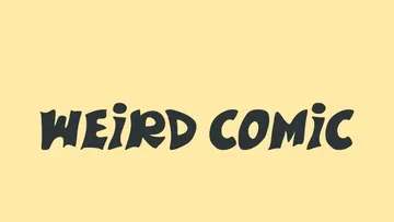 Weird Comic Font