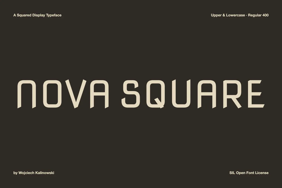 Nova Square - Free Geometric Display