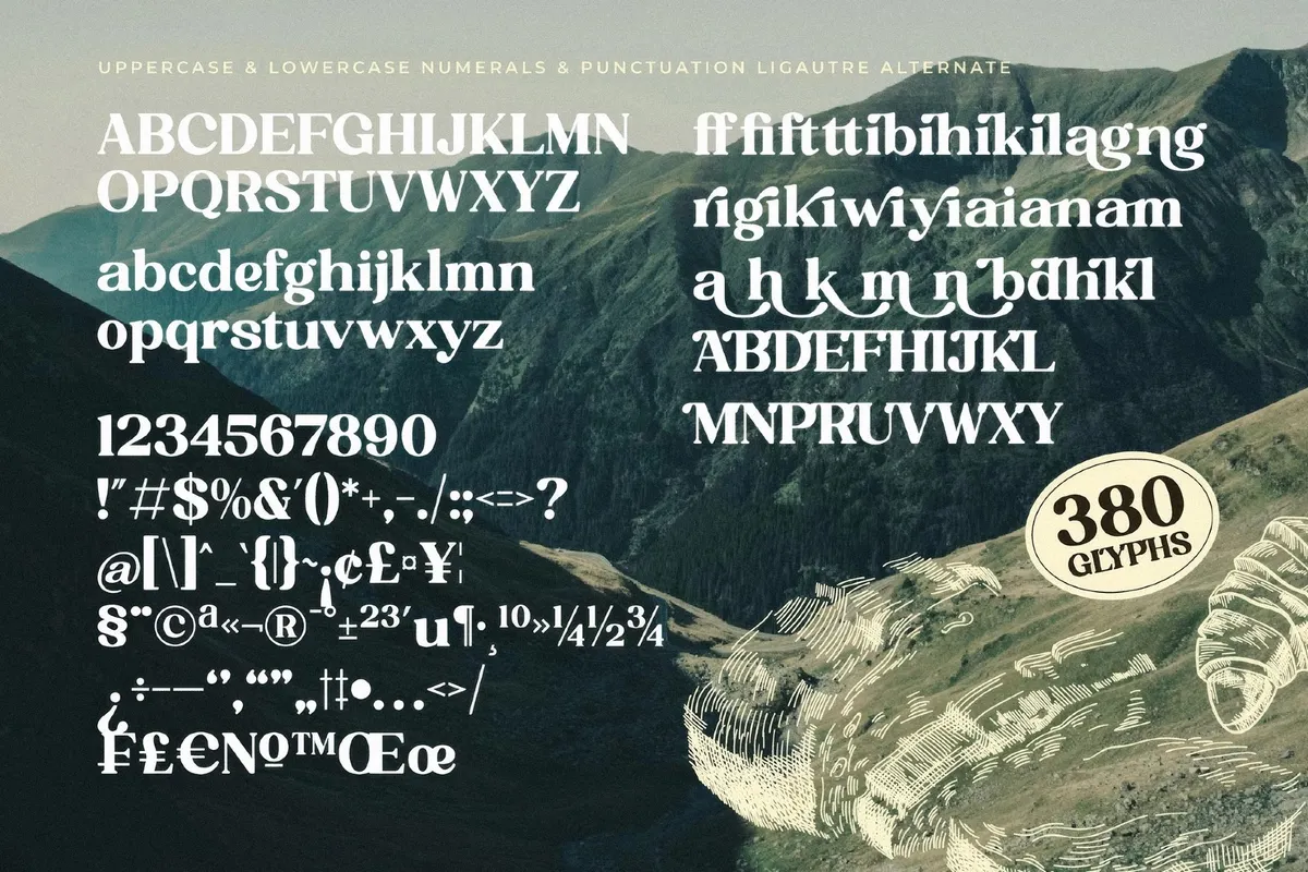Sphere Memory - Bold Modern Serif Font